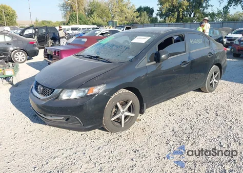 2013 Honda Civic Lx из США, поврежденный, VIN 19XFB2F5XDE077149